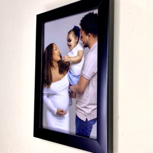 Marco Foto Alive (12 × 17cm) – Color Negro (Vertical)