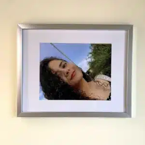 Marco Foto Alive (38 × 31 cm) – Color Plateado (Horizontal)